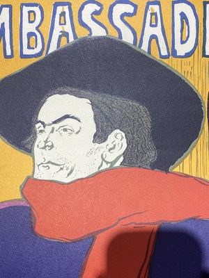 罗特列克 大使酒馆布鲁昂 穆尔洛工坊限量石版画