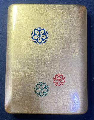 日本金箔莳绘文房砚箱