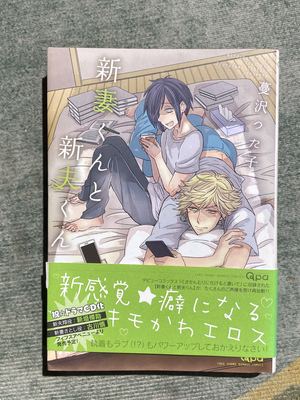 【初版带腰】日文原版漫画 新妻くんと新夫くん 蔓沢つた子
