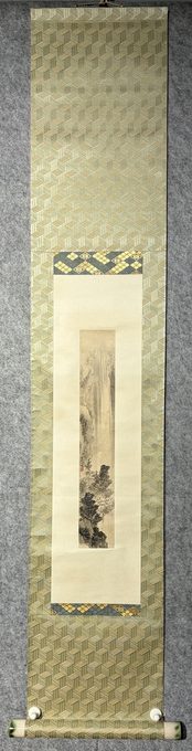 溪山飞瀑图