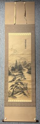 四神相応山水図