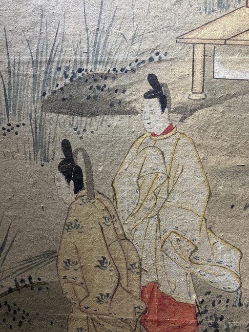 源氏物语 木版画