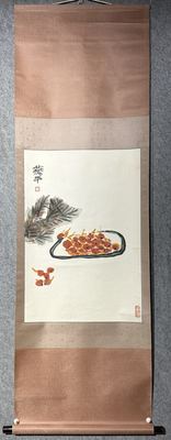 写意枇杷图立轴