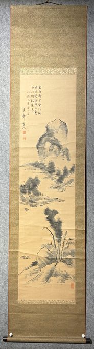 水墨山水立轴