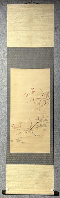 秋枝游鱼图