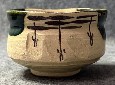 织部烧抹茶碗