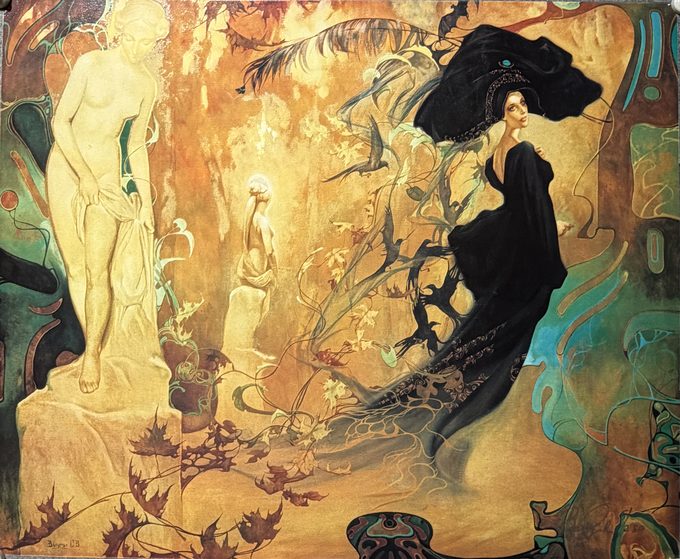 Svetlana Valueva《秋径 Autumn Trail》限量丝网版画 5/250