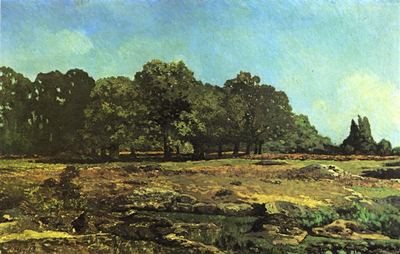 Avenue of Chestnut Trees Near la Celle Saint Cloud (1865)