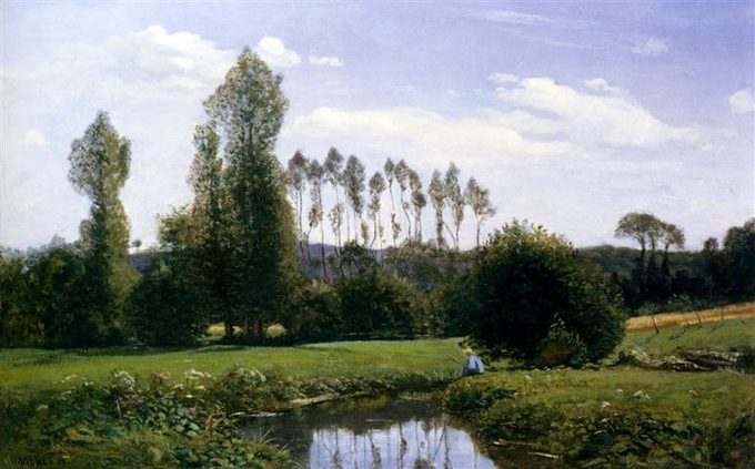View at Rouelles le Havre (1858)
