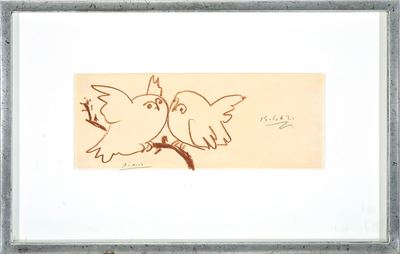 Les Deux Hiboux Faire Part de Mariage (1962)