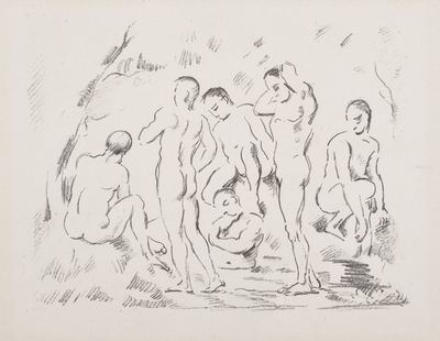 Les Baigneurs (petit Planche) (The Bathers, Small Pl...