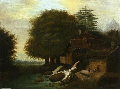 Landscape with Mill (1860)