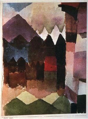 Foehn Wind in Marc's Garden (1915)